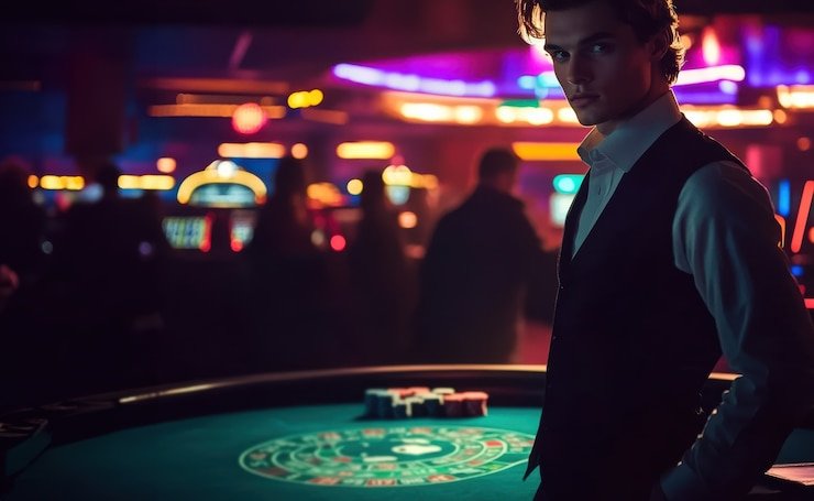 Live dealer studio environment with professional HD cameras and multi-angle broadcast setup